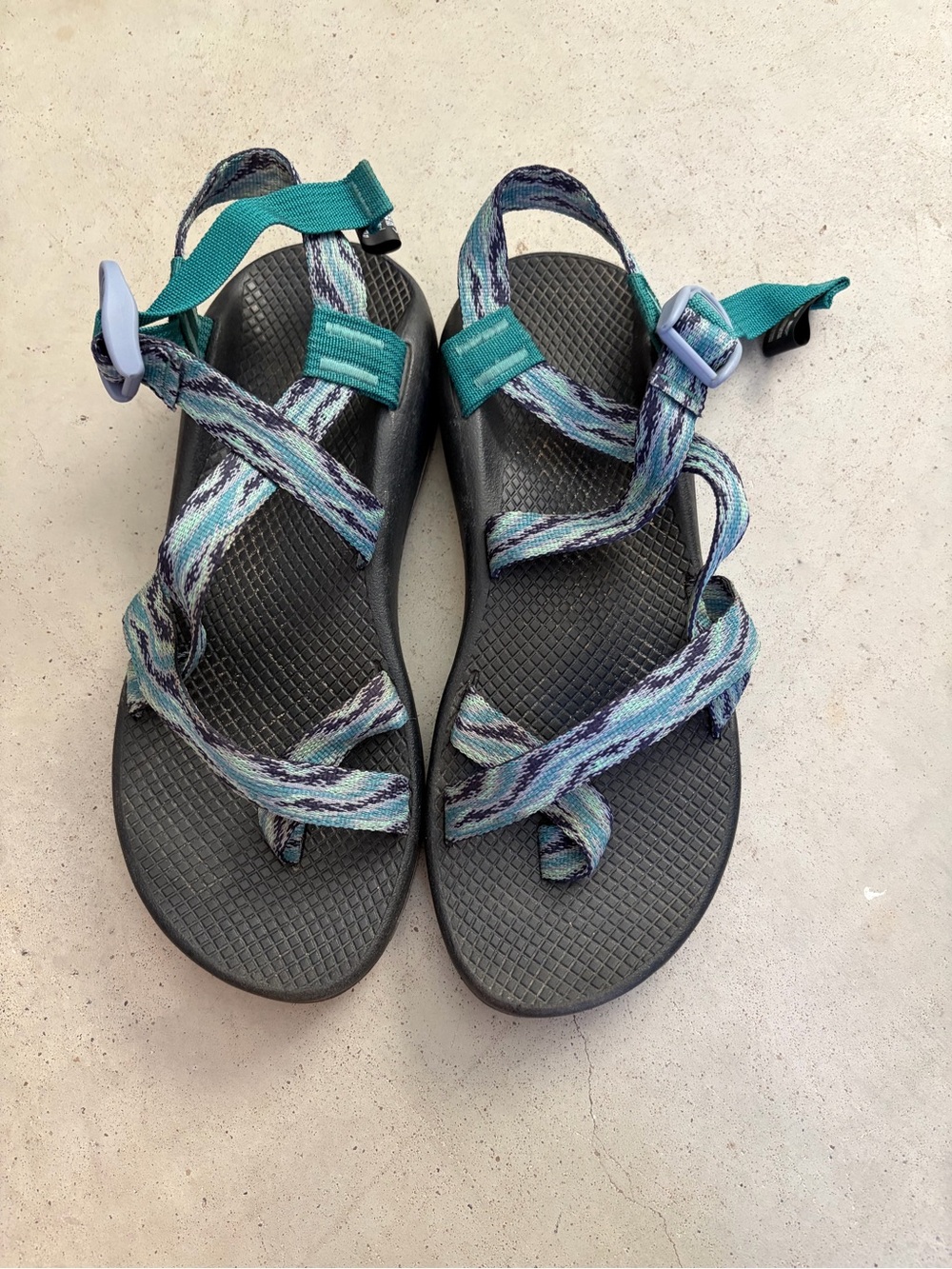 Chaco ZX/2 Classic Double Strap Toe Loop Sandals Size W10